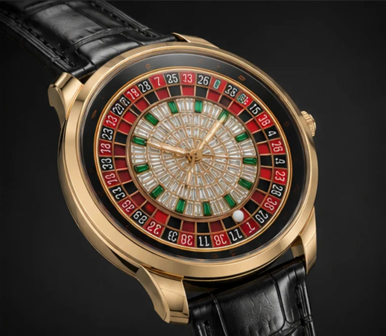 Luxury Roulette Style Watch – Casino Inspired Premium Timepiece