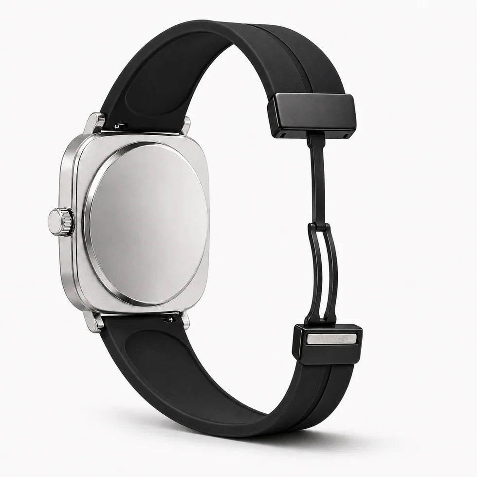 Modern Square Dial Watch for Men – Premium Magnetic Clasp Edition
